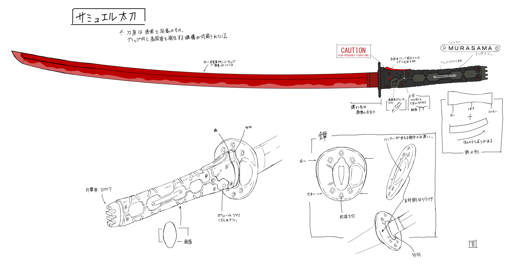 Sam's final weapon design.