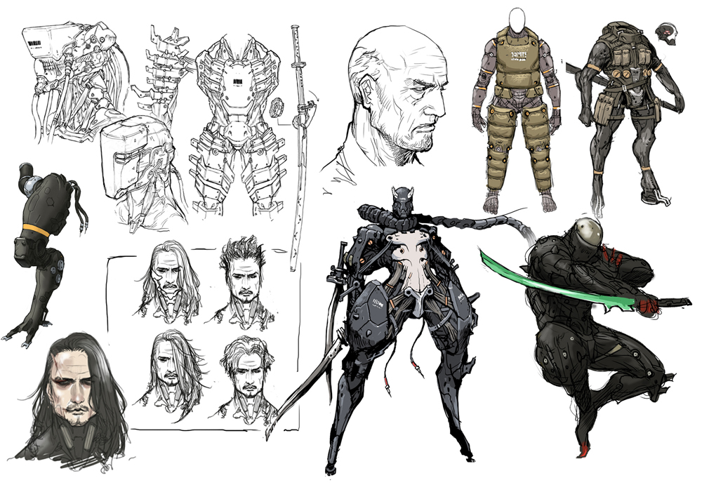 You won’t see these characters in the actual game; they were just rough ideas that helped us decide designs.