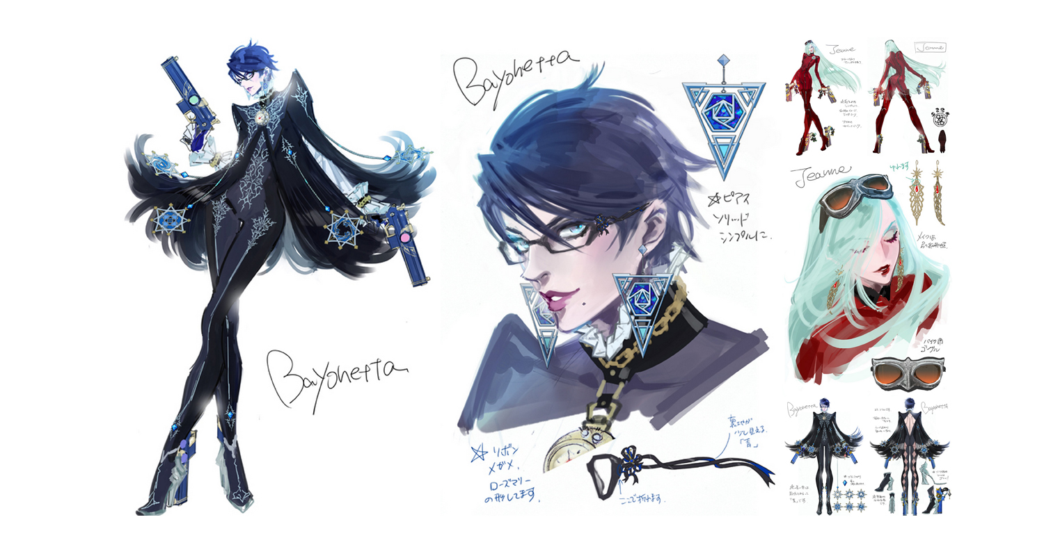 Character Design Pt. 1: Bayonetta and Jeanne 