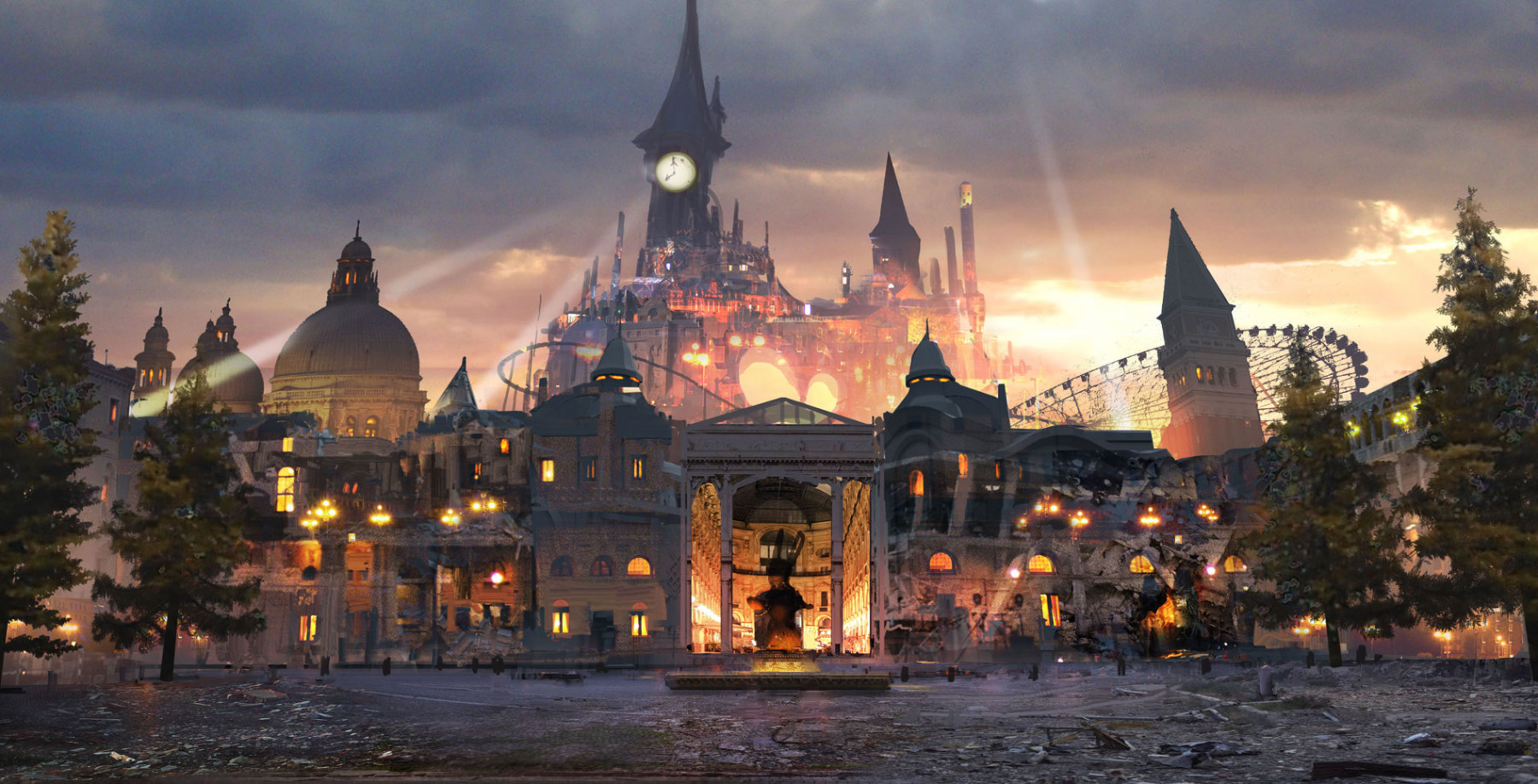 An Exclusive Look At The Creation Of Nier Automata S Beautiful Concept Art Platinumgames Official Blog