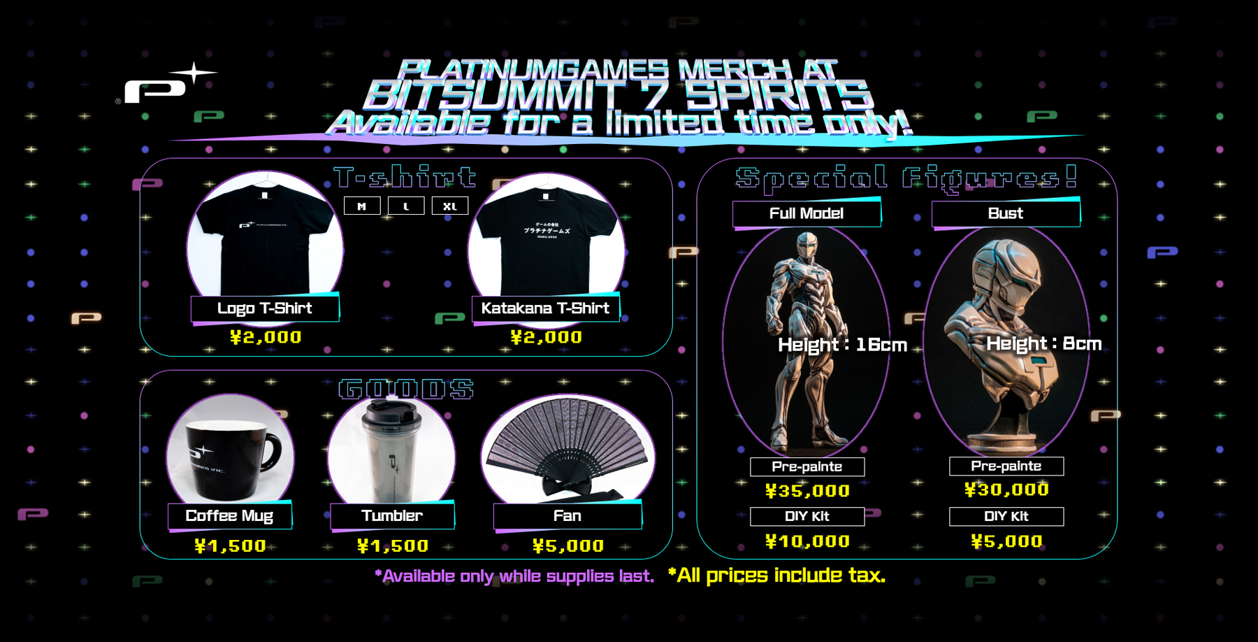 Platinumgames Will Be Attending Bitsummit 7 Sprits With Merch In Tow Platinumgames Official Blog